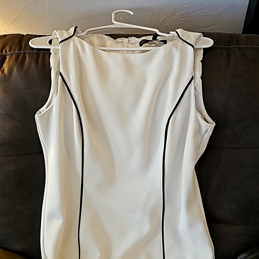 WHBM white dress
